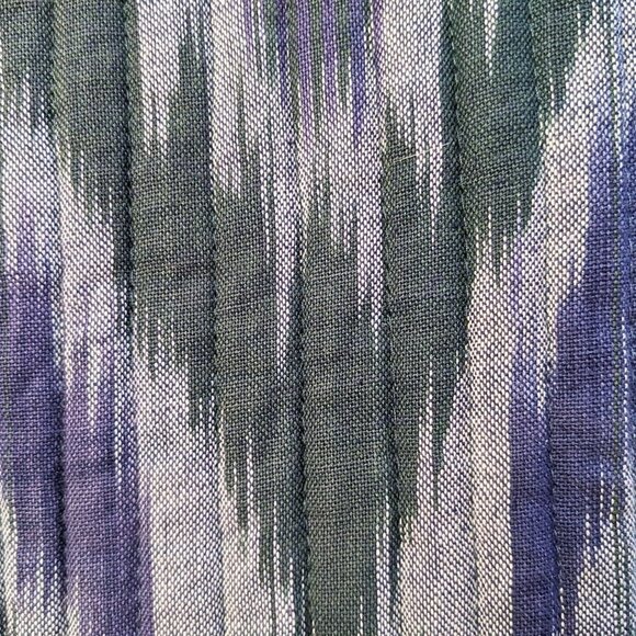 DINARA MAMBETOVA Central Asian Couture Handmade Uzbek Ikat Chapan Size L - Picture 5 of 10